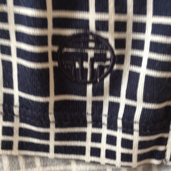 Tory Sport navy plaid buttondown M - Picture 6 of 7